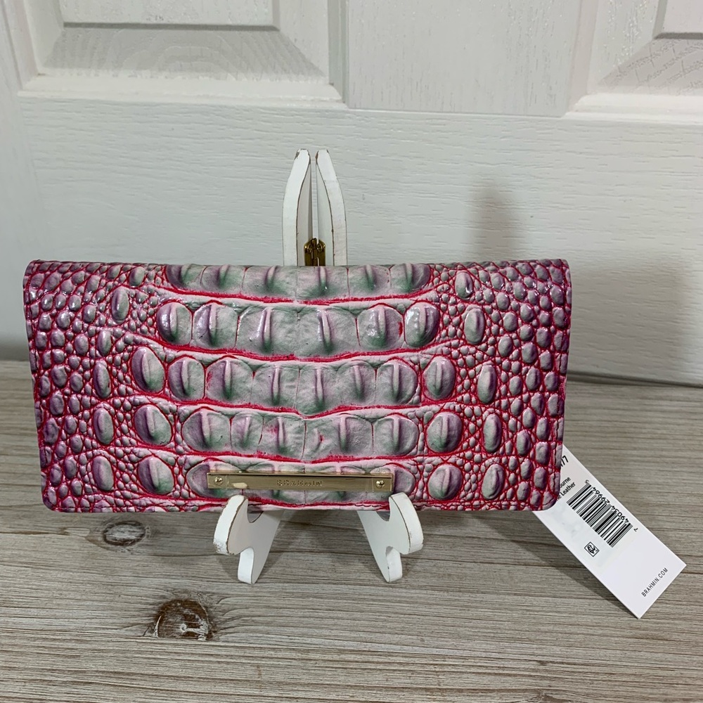 NWT BRAHMIN ADY WALLET IN JULEP OMBRÉ MELBOURNE